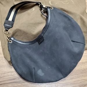 Gucci Web half moon/crescent handbag